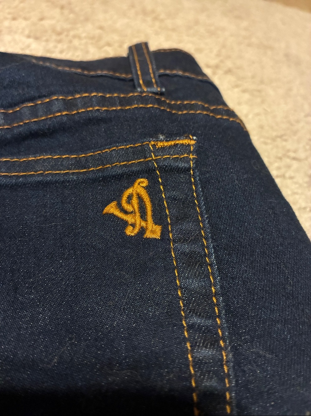 VIP Navy Ripped Skinny Jeans - Picture 10 of 14